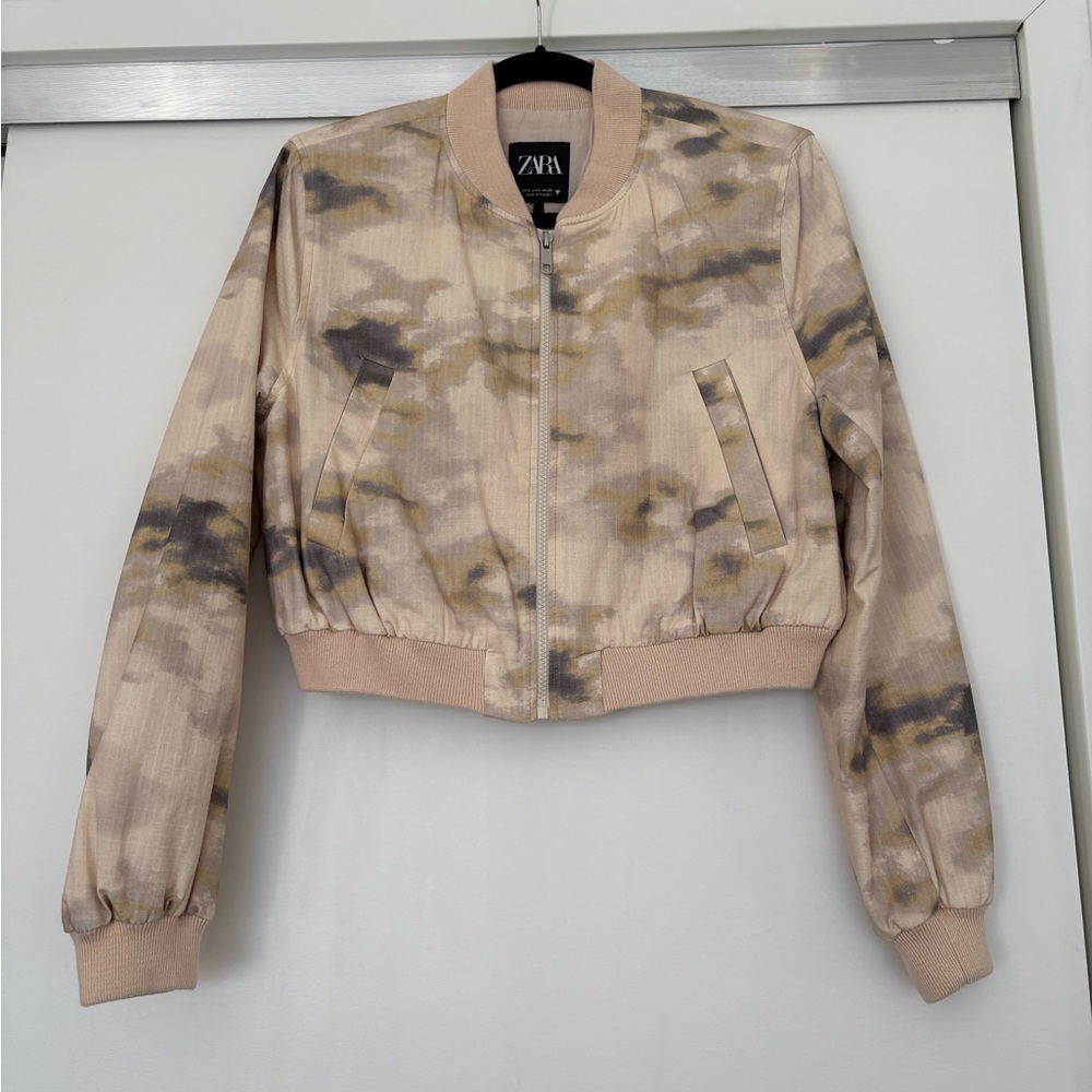 Zara Women's Multicolor Bomber Jacket